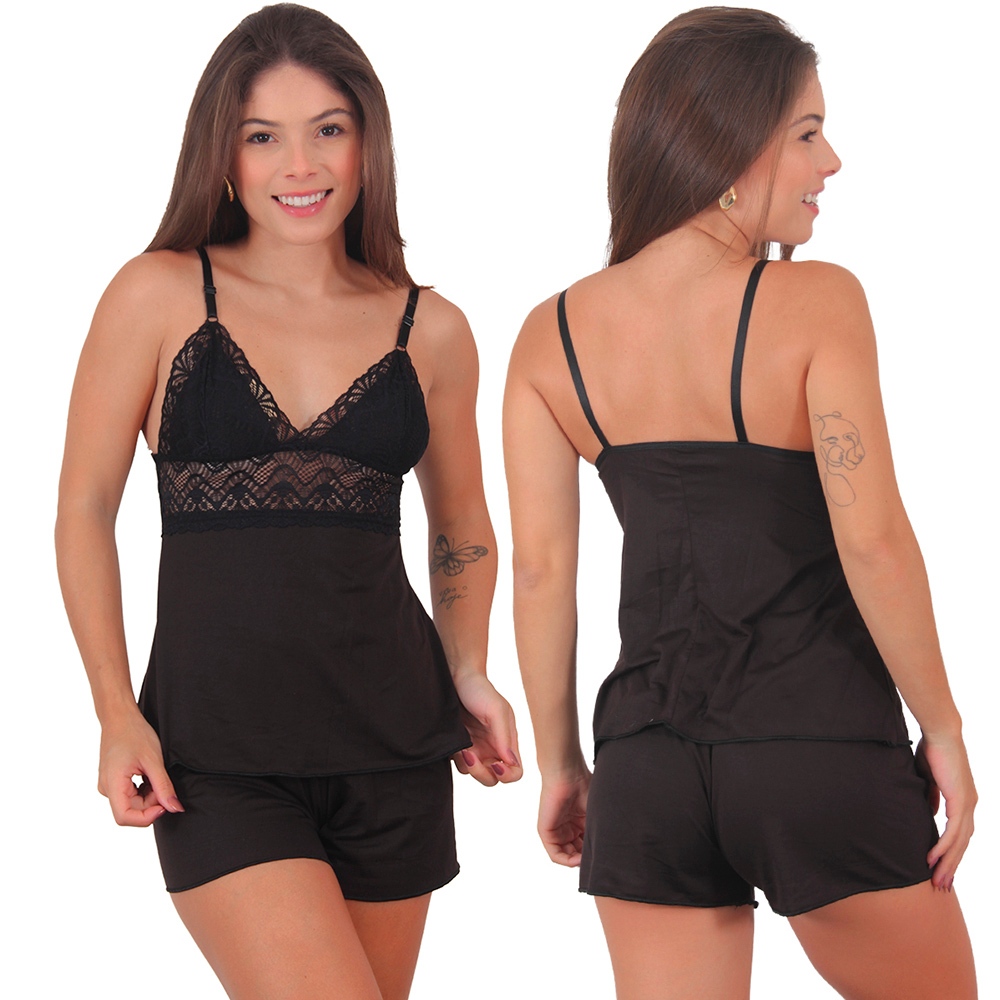 Baby Doll Pijama Feminino Buzios Soltinho - Women Clothes
