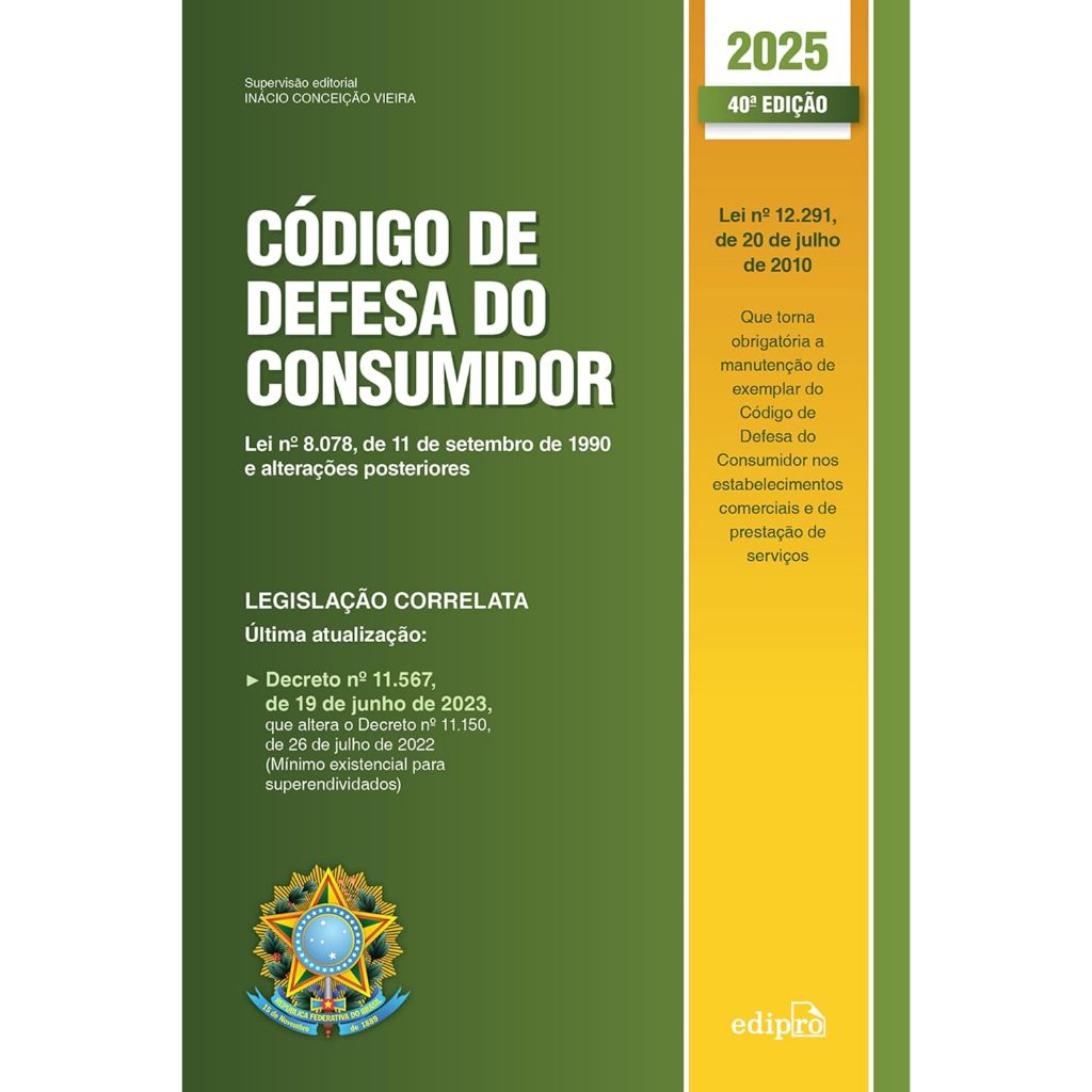 Livro Codigo de Defesa do Consumidor 2025 em Oferta na Shopee
