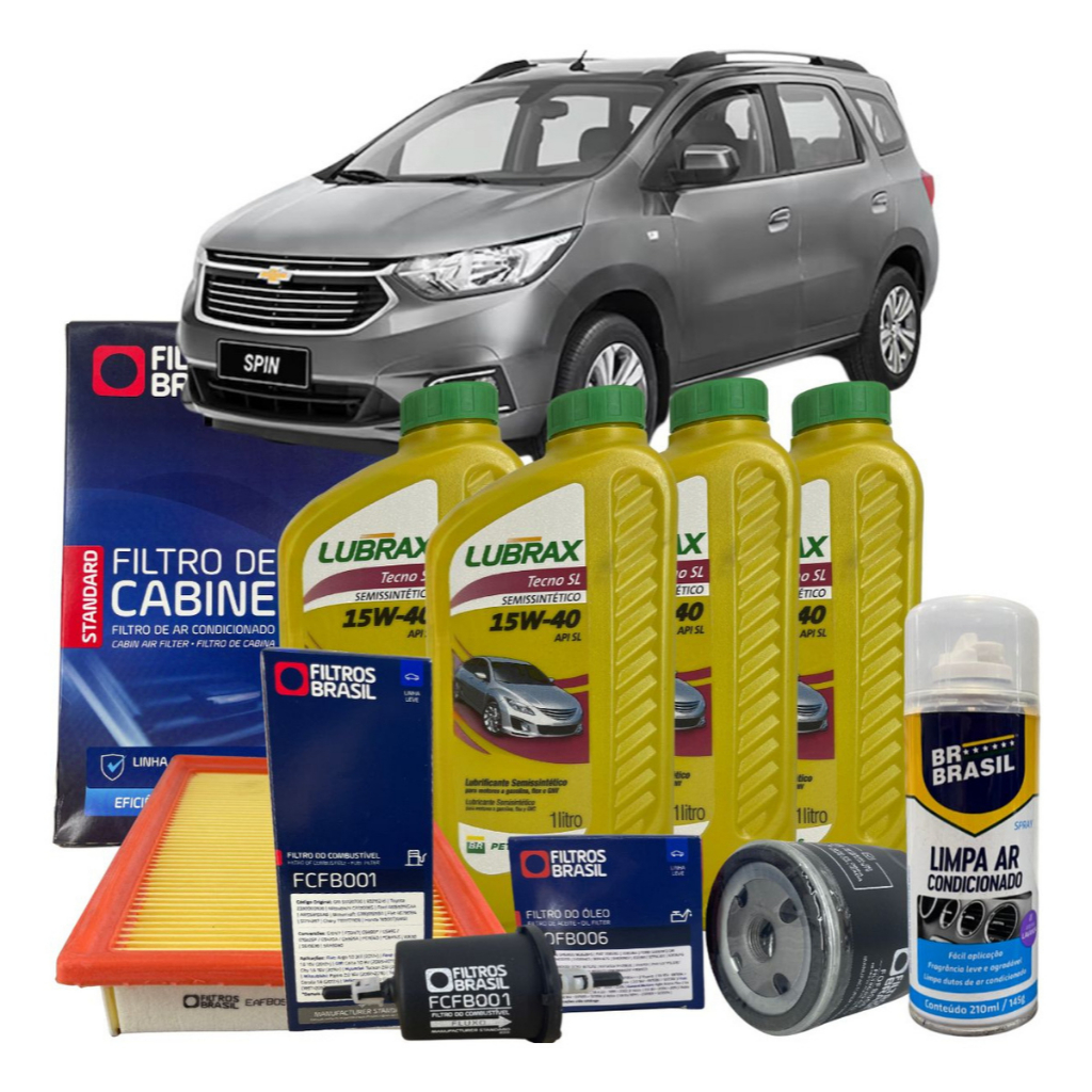 Óleo Filtros Higienizador Cobalt Spin até 2016 15W40 Lubrax em Oferta na Shopee