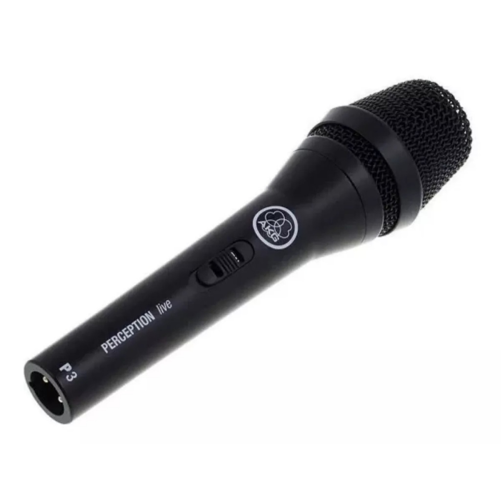 Microfone Profissional Dinâmico Akg P3s Perception P3 S Voz E Violão - Audio
