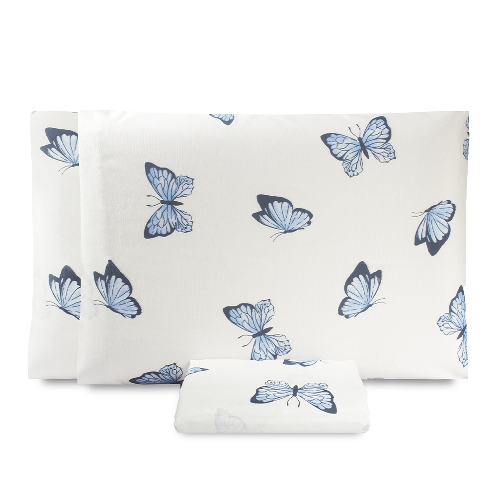 Jogo de Lençol 3 Peças Com Elástico 150 fios Solteiro Casal Queen e King Estampado Alta Qualidade