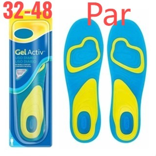 Palmilha Ortopedica Gel Silicone Anti Impacto Pés Sem Dor