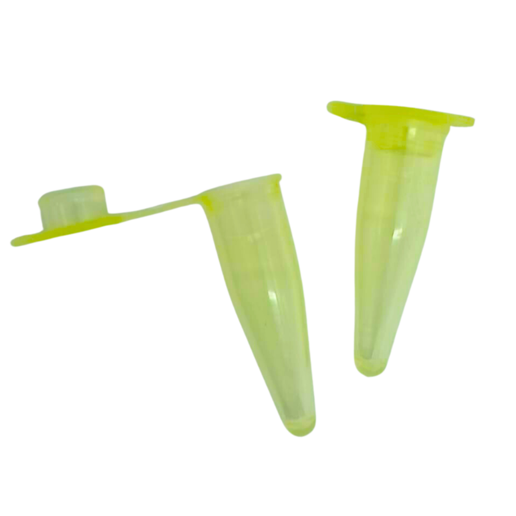 Combo Microtubo Mini Flaconete 0,2ml Amarelo C/3000 Unidades