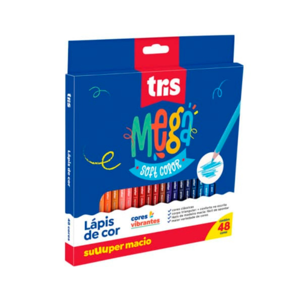 Lápis de Cor Tris Mega Soft: Onde Comprar | BuscaProdutos