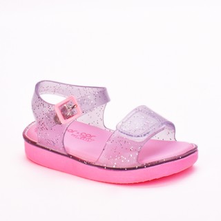 Sandália Papete Infantil Menina Com Glitter Prata Rosa em Oferta na Shopee