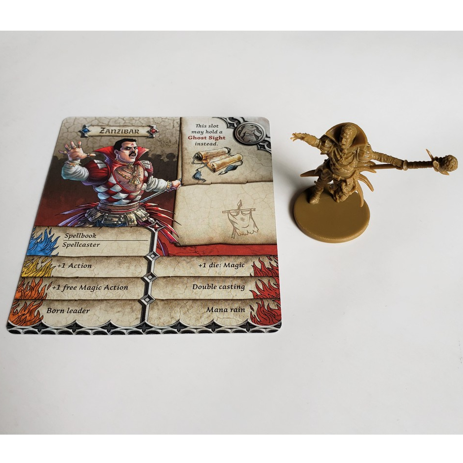 The Great Zanzibar - Survivor | Sobrevivente - Zombicide Black Plague / Green Horde Ks