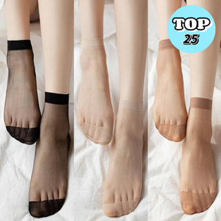 10/20/30 Pares De Meias Fina Tornozelo Tamanho 35-40 Meias Soquete Transparentes em Oferta na Shopee