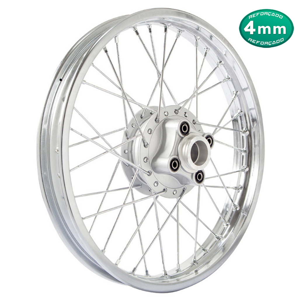 Roda Traseira Completa Cg 125 Titan 83 A 99 com Raio 4mm Montada e Alinhada em Oferta na Shopee