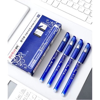 Kit de 4/8/12/24 peças Caneta Apagável De Tinta Azul e de Tinta preta 0,4 Mm Caneta De Gel Apagável em Oferta na Shopee