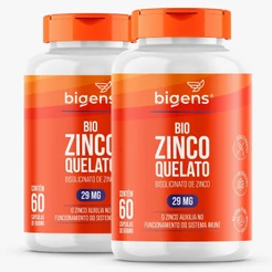 BIGENS KIT 2X BIO ZINCO QUELATO 60 CAPS BIOGENS
