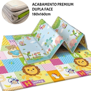 Tapete Térmico Dupla face Didático - Grande 180x160mt - Anti-Acáro, Antiderrapante, Dobrável em Oferta na Shopee
