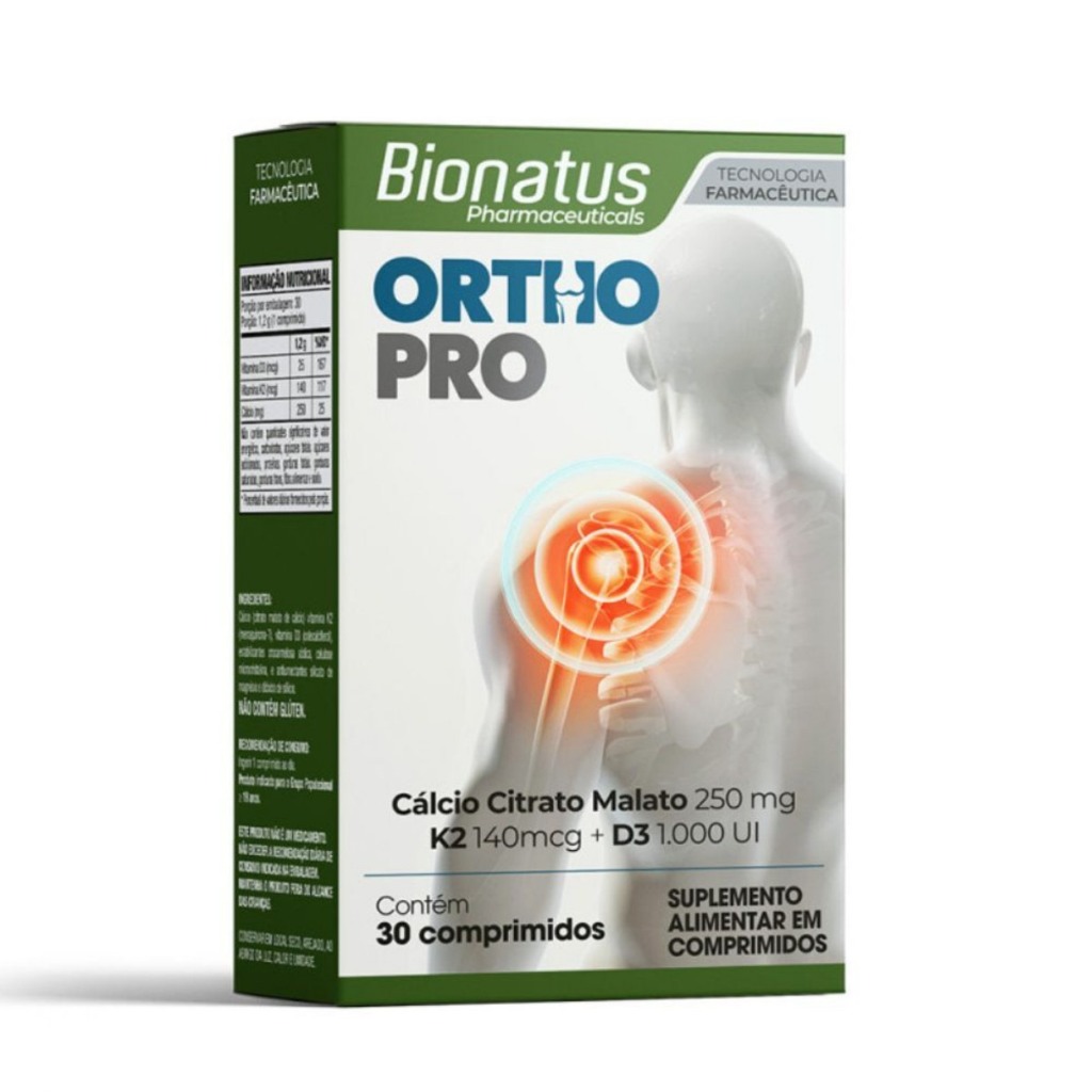 Suplemento Alimentar Ortho Pro Calcio 30cpm - Bionatus