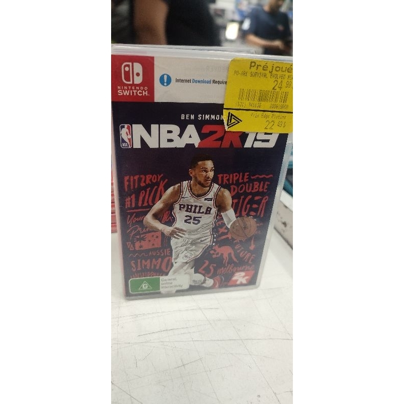 Jogo para Nintendo switch NBA19 usado