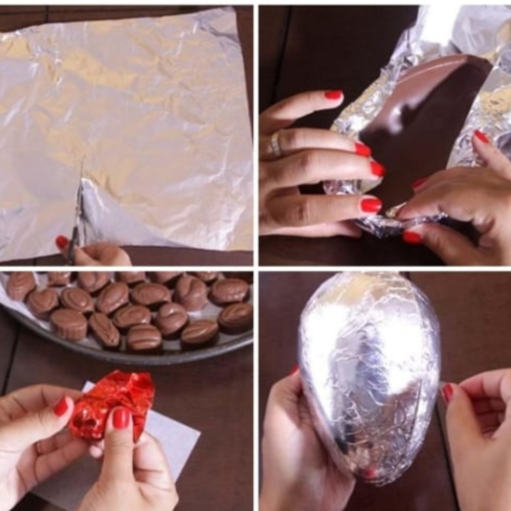 Papel Chumbo para Ovo de Páscoa Folha Alumínio 40x50 cm Prata Metalizado 40 UNIDADES - CROMUS em Oferta na Shopee