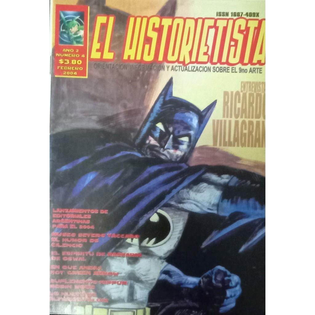 Revista Formatinho El Historietista 4 - Batman - Espanhol - Importada Vintage 2004