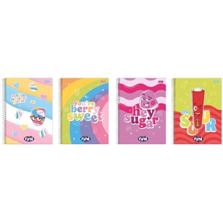 Caderno Escolar Fini Diversos Modelos Espiral 80 Folhas Médio 14x20,2cm Imperdivel em Oferta na Shopee