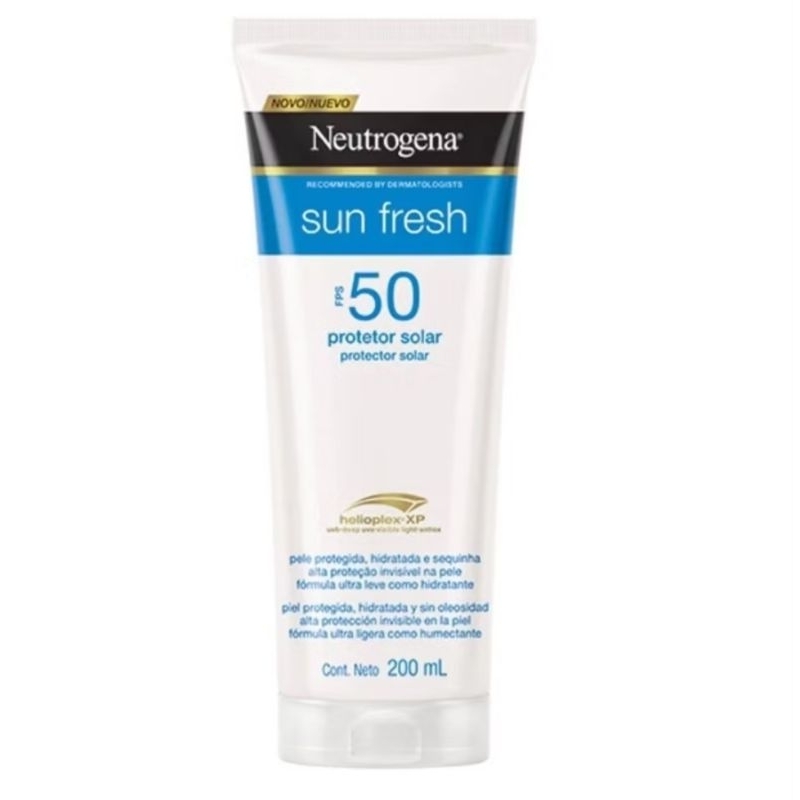 Protetor solar corporal neutrogena Sun fresh 50 FPS 200 ml
