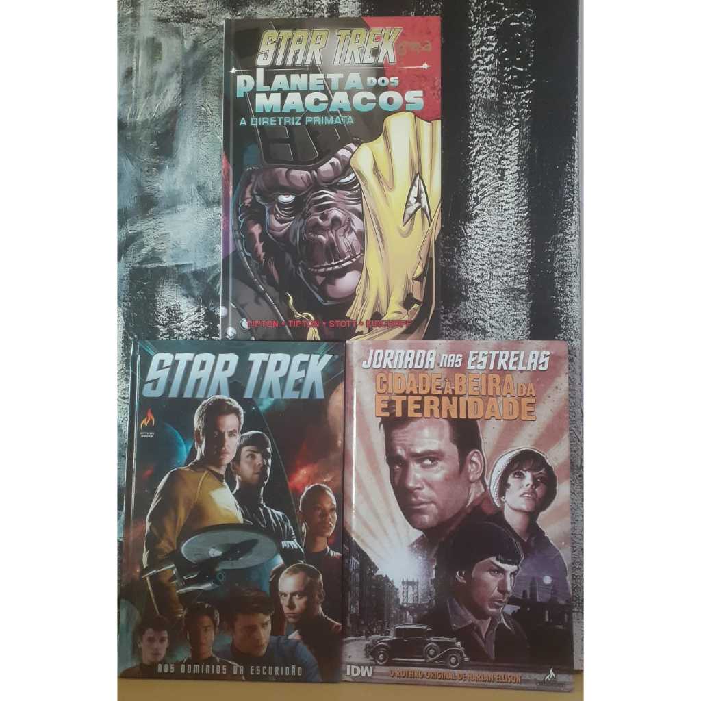 HQ Pack Star Trek - Jornada nas Estrelas 3 volumes