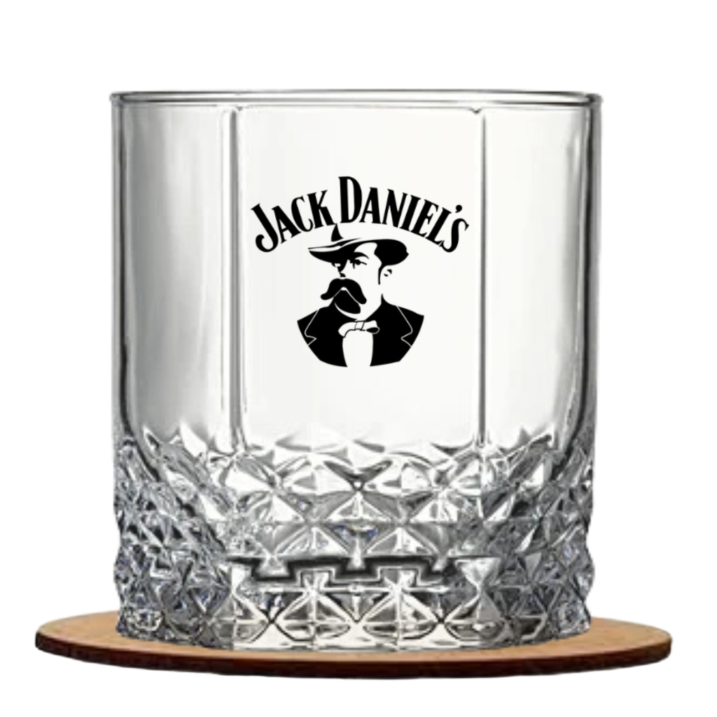 Copo De Whisky Personalizado Jack Daniel's 310ml Baixo+ Base
