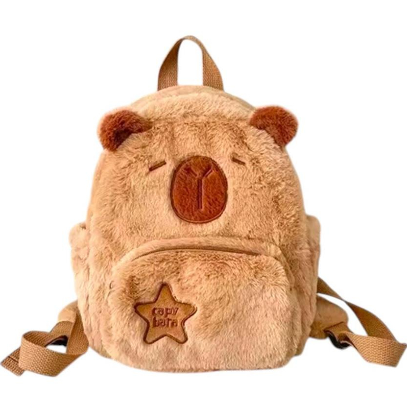 Mochila Capivara Linda Bolsa Infantil Fofa Passeio Juvenil escolar