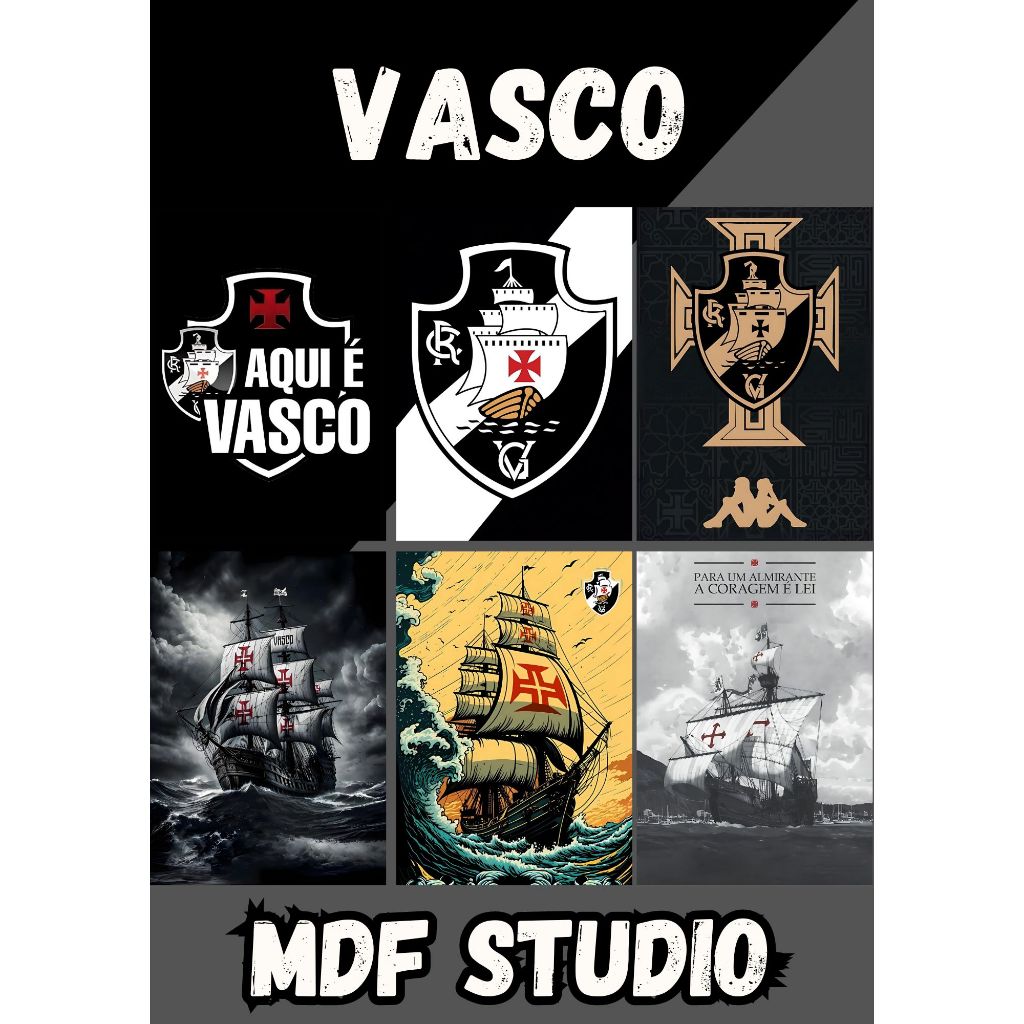 Placas Quadros Decorativos - Posters EM MDF Exclusivos do Vasco
