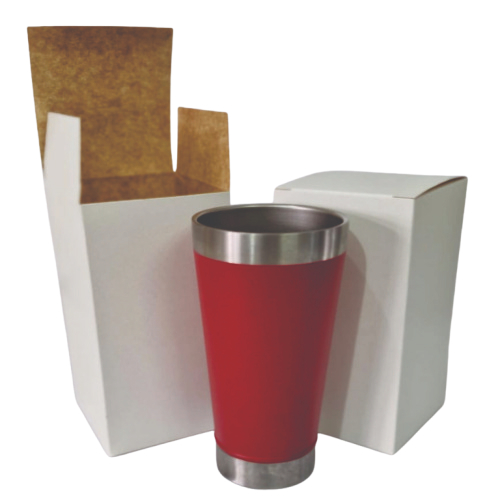 Caixa para copo térmico personalizado 18 x10 cm em Oferta na Shopee