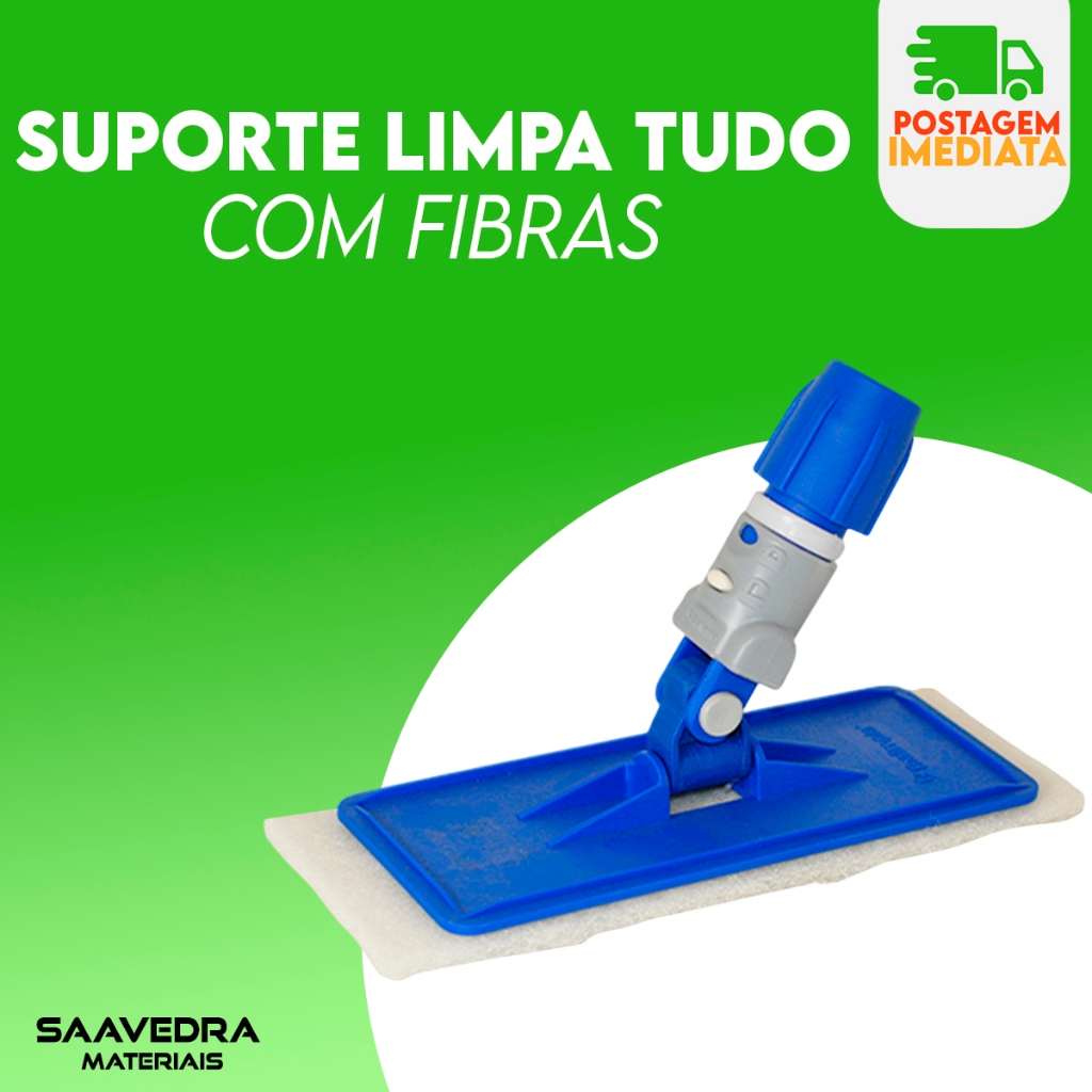 Suporte Lt Limpa Tudo + 10 Fibras: Kit Completo Para Limpeza