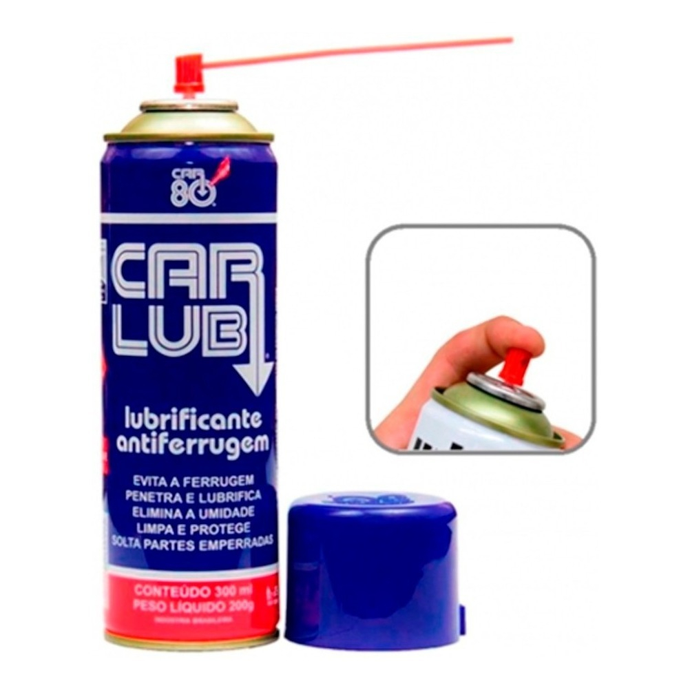 Lubrificante Anti Ferrugem Desengripante Car Lub 300ml em Oferta na Shopee