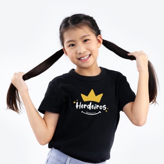 Camiseta Infantil Unissex Religiosa Herdeiros - Moda Cristã Fé em Oferta na Shopee
