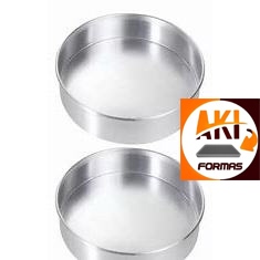FORMA REDONDA FIXA 27X7 FEITA DE ALUMINIO COM NOTA FISCAL KIT COM 2 PEÇAS (( CX 03 )) em Oferta na Shopee