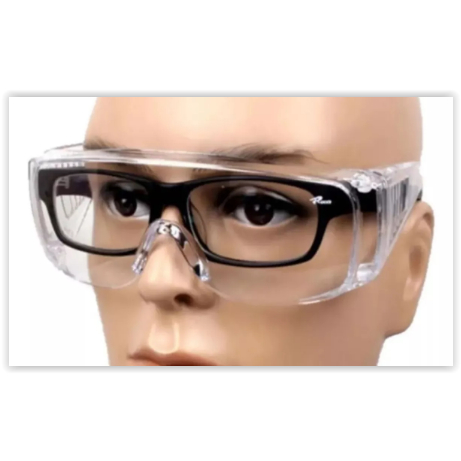 Óculos De Proteção SOBREPOR Óculos De Grau Protector Segurança Epi / Valeplast Ca 40186