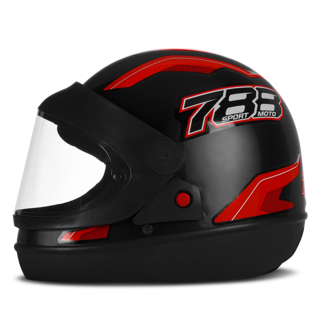 Capacete Fechado Feminino Masculino Pro Tork New Sport Moto 788 Com Fecho Micrométrico em Oferta na Shopee