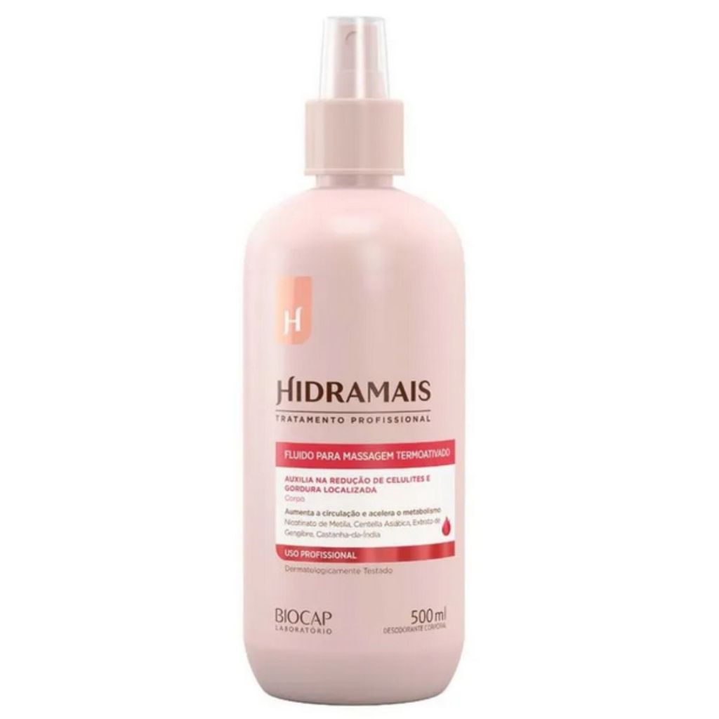 Fluido Para Massagem Termoativado 500ml - Hidramais