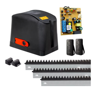 Kit Motor Portao Dz Casa  Eletronico Garen 1/4hp 400kg 2 Controles em Oferta na Shopee