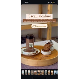 Cacau Alcalino Em Pó 100% Puro 100g - Alta Qualidade em Oferta na Shopee