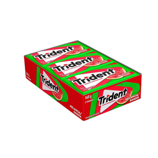 Chiclete Trident de melancia (c/21 un) 8g em Oferta na Shopee