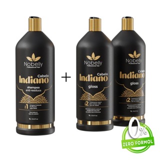 Kit Escova Progressiva Orgânica 1Shampoo + 2 Retudor 1000 Ml  Liso Extraordinária em Oferta na Shopee