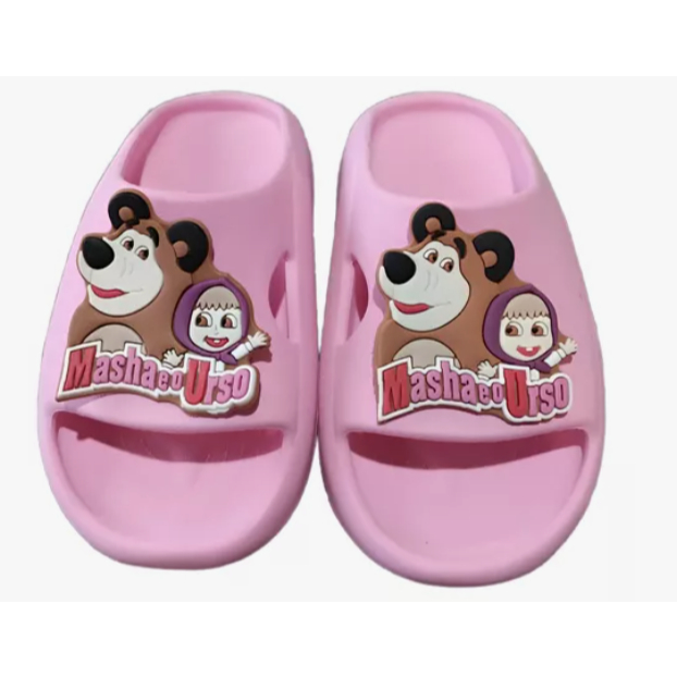 CHINELO NUVEM INFANTIL - ROSA CLARO - MARCHA E O URSO em Oferta na Shopee
