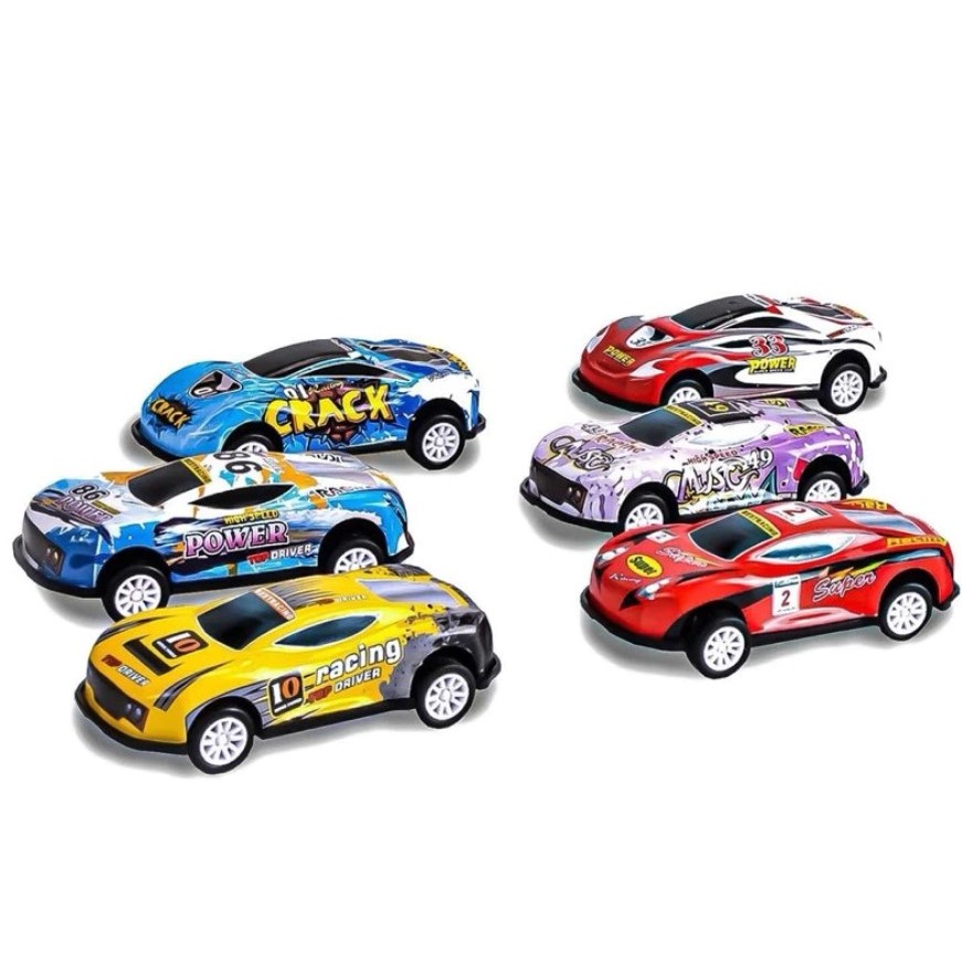 Kit5 Coleção Carrinho De Ferro Estilo Hot Wheels kit 5 Peças Criança Radical Brinquedo