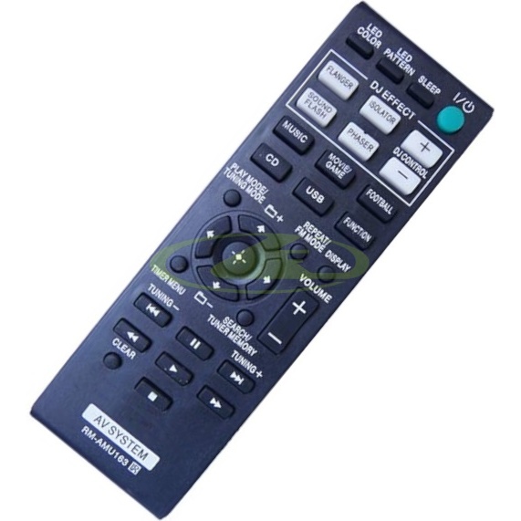 CONTROLE REMOTO PARA SYSTEM SONY HCD-GPX33 MHC-GPX33 HCD-GPX55 MHC-GPX55 HCD-GPX77 MHC-GPX77 HCD-GPX88 MHC-GPX88