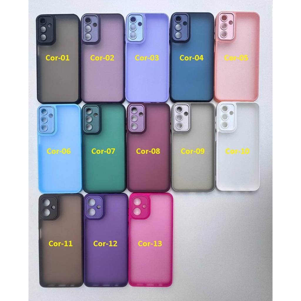 Capa Capinha de Celular Para Samsung Galaxy A05 , A05S , A06 , A15 , A16  -  Capa Fosca Translúcida / 28SM   - CP 028 em Oferta na Shopee