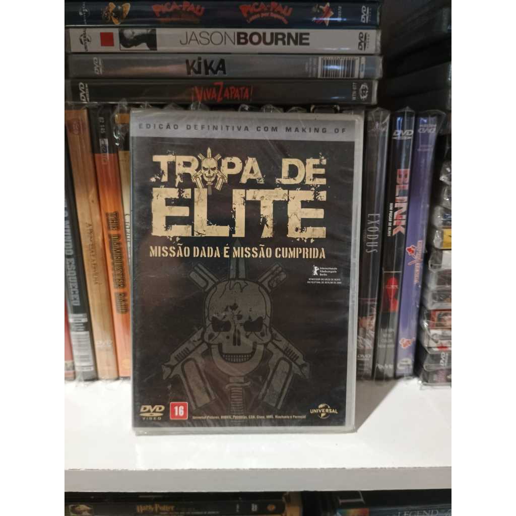 DVD TROPA DE ELITE: MISSÃO DADA É MISSÃO CUMPRIDA (LACRADO)