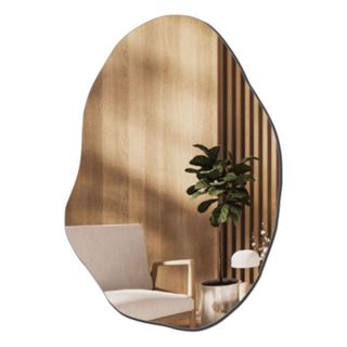 Espelho Orgânico 70x50 Lapidado Polido Moderno Decorativo (TORTINHO) em Oferta na Shopee