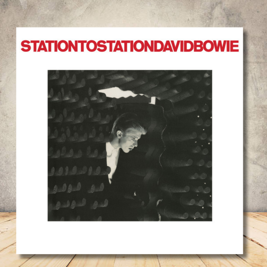 Quadro Placa Decorativa David Bowie Station to Station Albuns de Rock 30x30cm ou 20x20cm