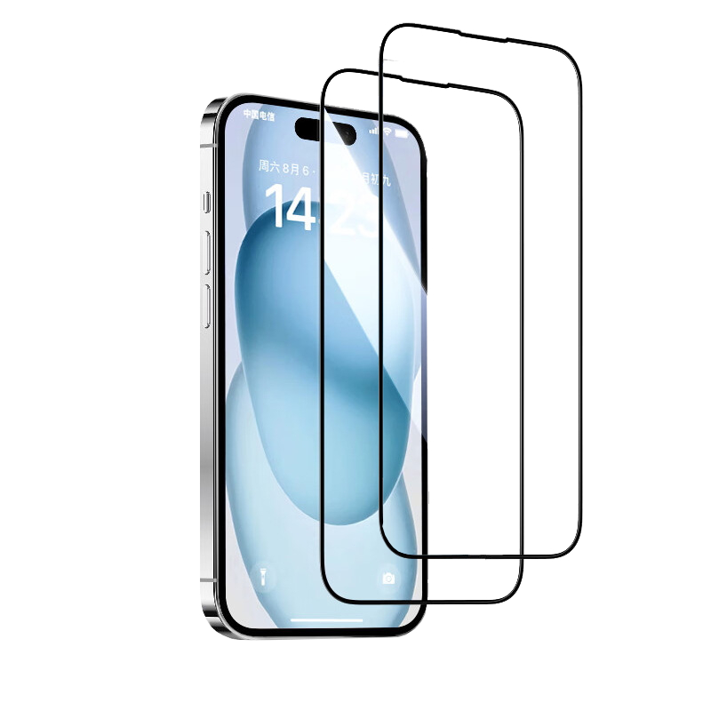 KIT2 Película de vidro 3D Temperado Para Iphone 13 11 12 Pro max 14 15 plus pro max xs max