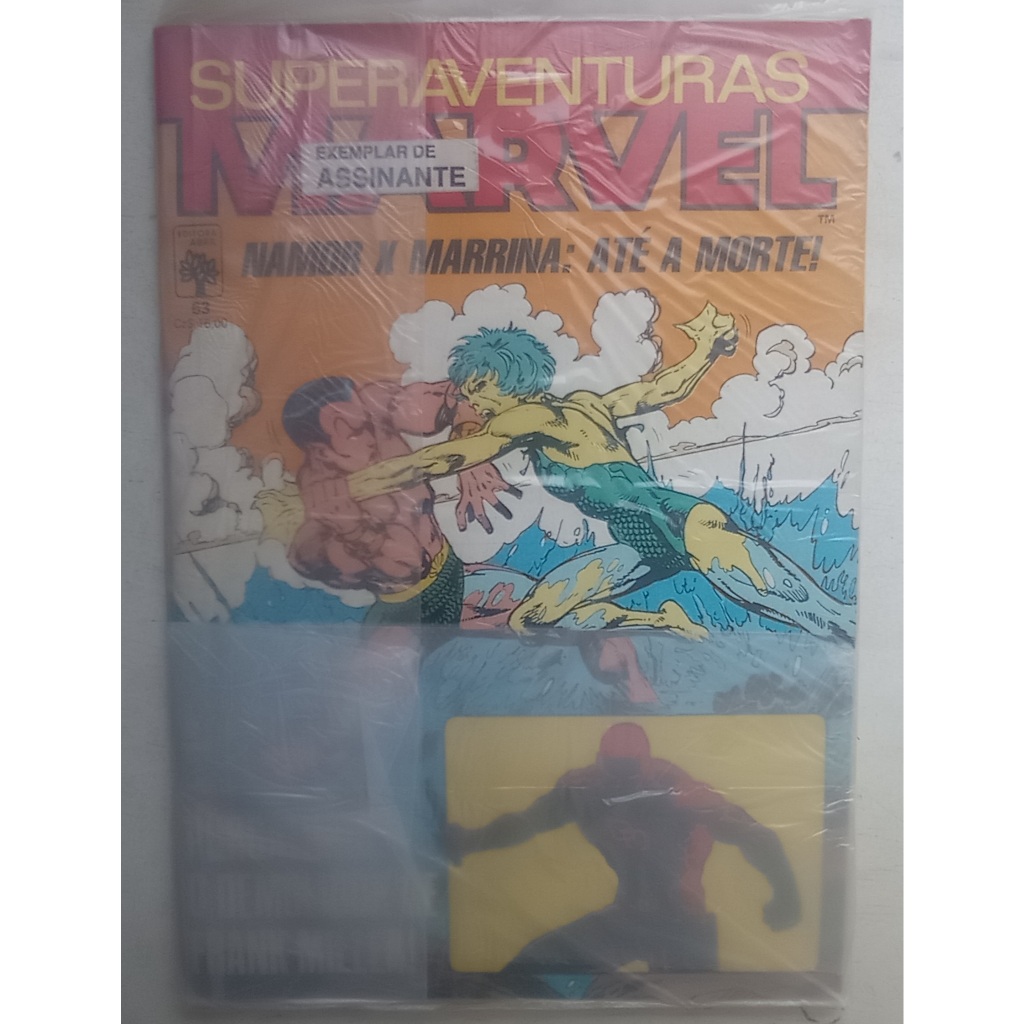 HQ Superaventuras Marvel Nº 63 - Namor - Ed, Abril - 1987