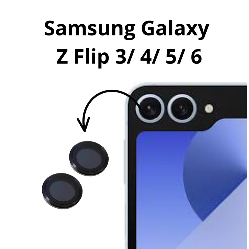 Película Câmera Traseira metálica Samsung Galaxy Z Flip 3/ 4/ 5/ 6 Vidro 3D Anti-Impacto Protetora em Oferta na Shopee