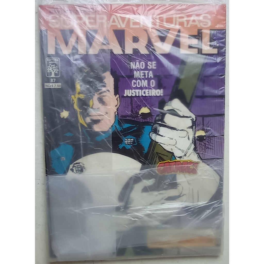 HQ Superaventuras Marvel Nº 87 - Justiceiro - Ed. Abril - 1989