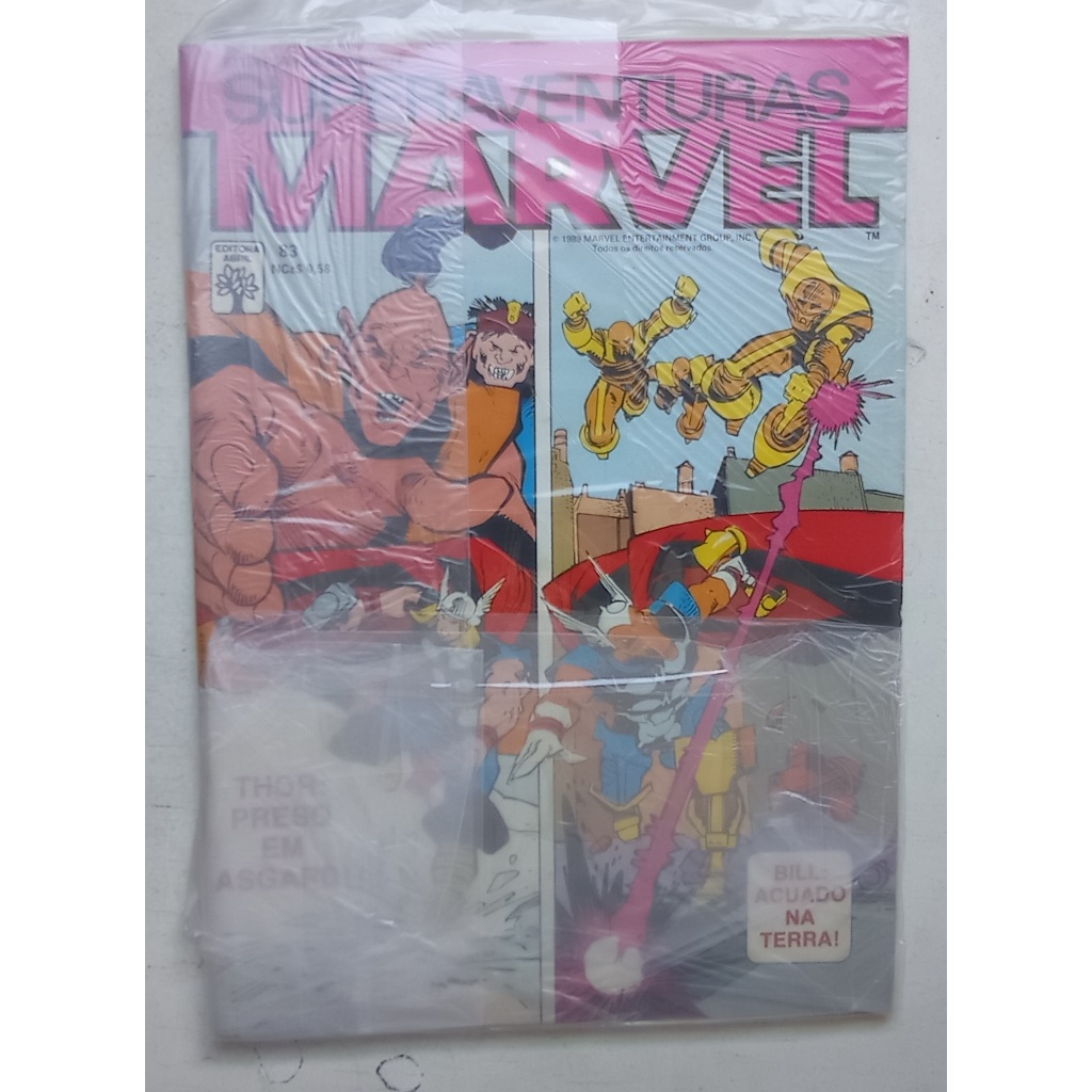 HQ Superaventuras Marvel Nº 83 - Thor - Ed. Abril - 1989