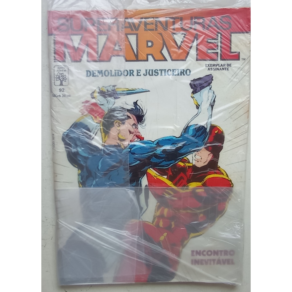 HQ Superaventuras Marvel Nº 92 - Demolidor E Justiceiro - 1990